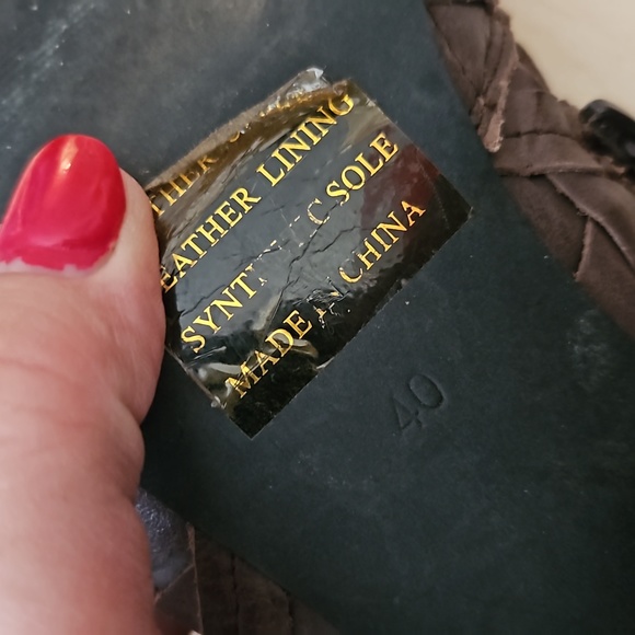 Django & Juliette Australian Leather Heel Sandals - Picture 11 of 12